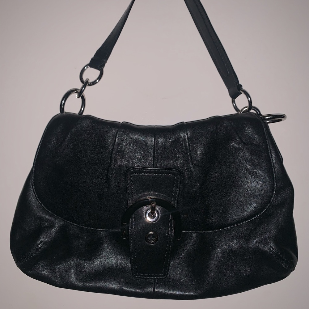 Black coach purse